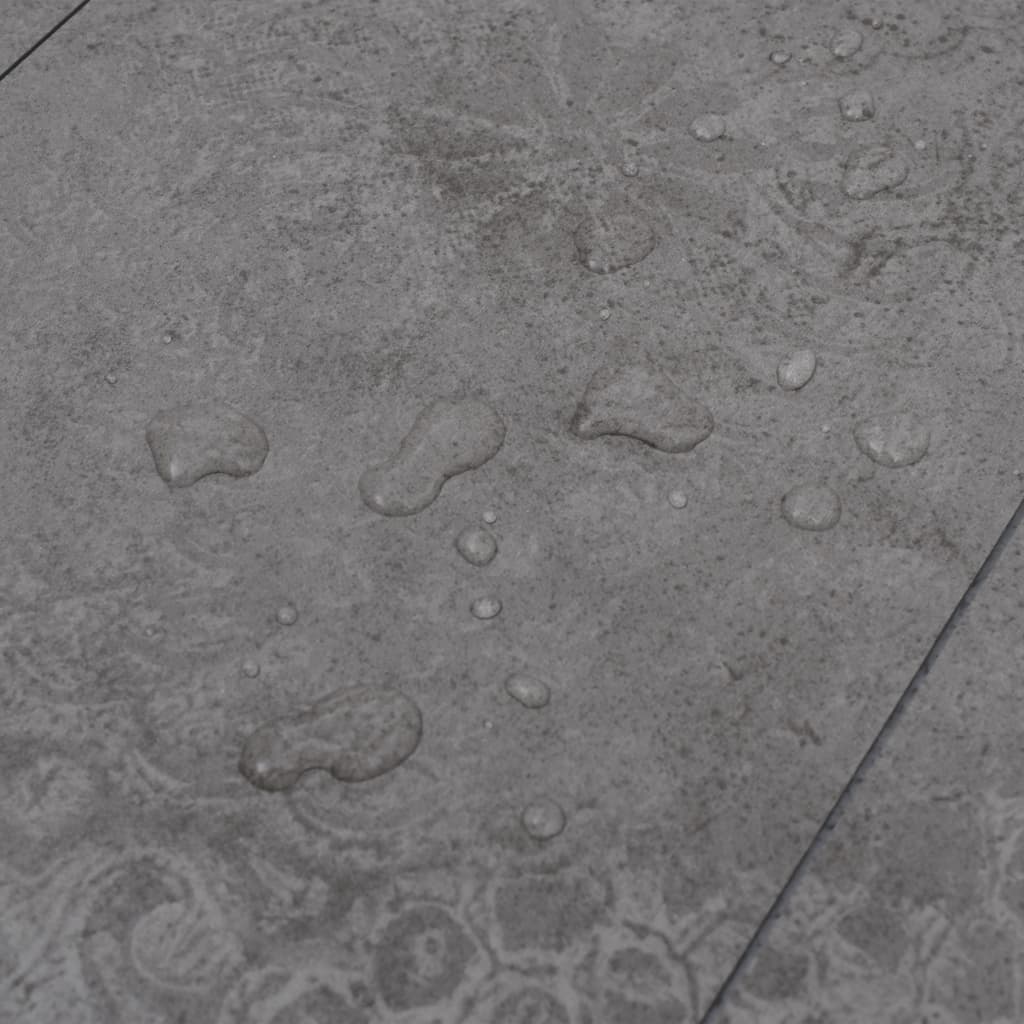 PVC-Laminat 5,02 m² 2 mm Selbstklebend Zementgrau