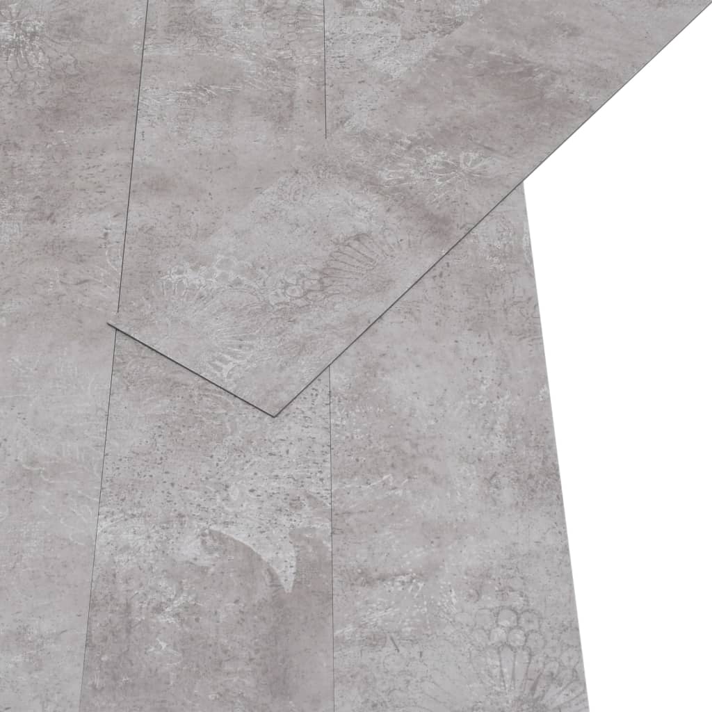 PVC-Laminat 5,02 m² 2 mm Selbstklebend Bodengrau