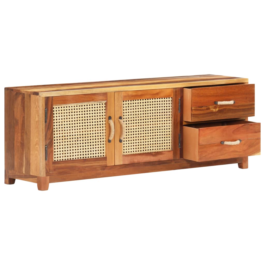 TV-Schrank 120x30x45 cm Altholz Massiv
