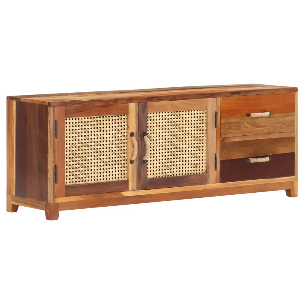 TV-Schrank 120x30x45 cm Altholz Massiv