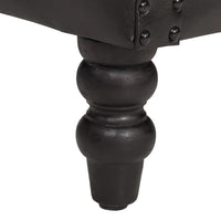 Thumbnail for Sessel Schwarz Echtes Ziegenleder