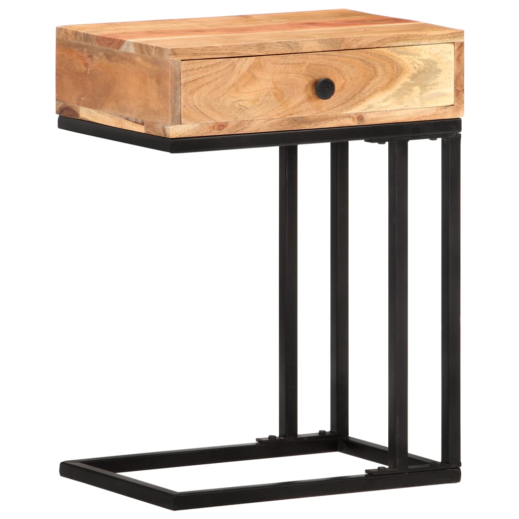Beistelltisch U-Form 45x30x61 cm Akazie Massivholz