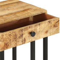 Thumbnail for Beistelltisch U-Form 45x30x61 cm Mango Massivholz