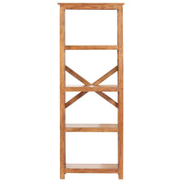 Thumbnail for Bücherregal 60x30x160 cm Massivholz mit Honigfarbenem Finish