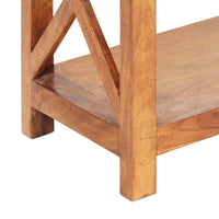 Thumbnail for Bücherregal 60x30x160 cm Massivholz mit Honigfarbenem Finish