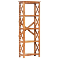 Thumbnail for Bücherregal 60x30x160 cm Massivholz mit Honigfarbenem Finish