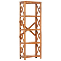 Thumbnail for Bücherregal 60x30x160 cm Massivholz mit Honigfarbenem Finish