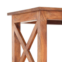 Thumbnail for Bücherregal 100x30x180 cm Massivholz mit Honigfarbenem Finish