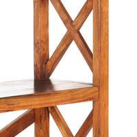 Thumbnail for Bücherregal 100x30x180 cm Massivholz mit Honigfarbenem Finish