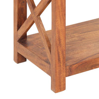 Thumbnail for Bücherregal 100x30x180 cm Massivholz mit Honigfarbenem Finish