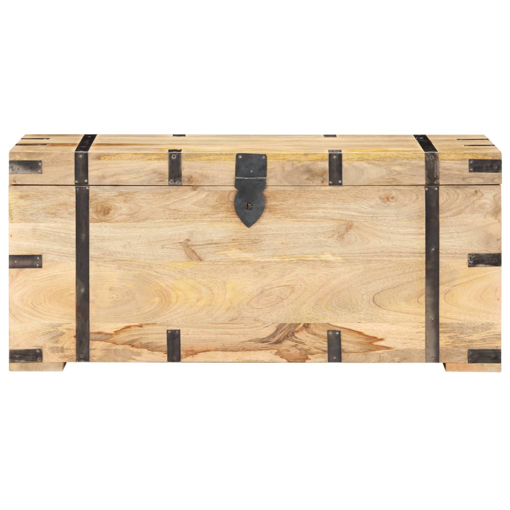 Truhe 90x40x40 cm Mango Massivholz