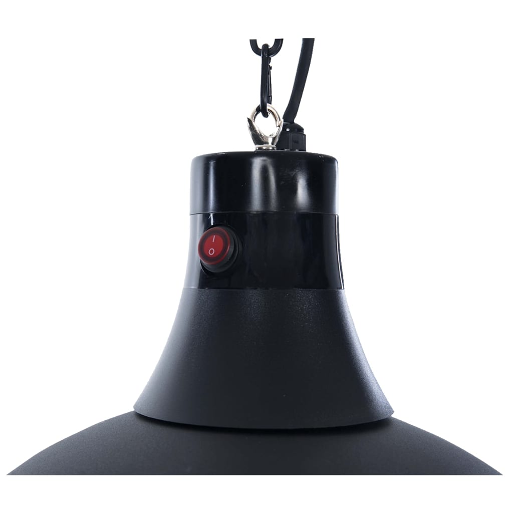 Sunred Deckenheizstrahler Indus II 2100W Halogen Schwarz