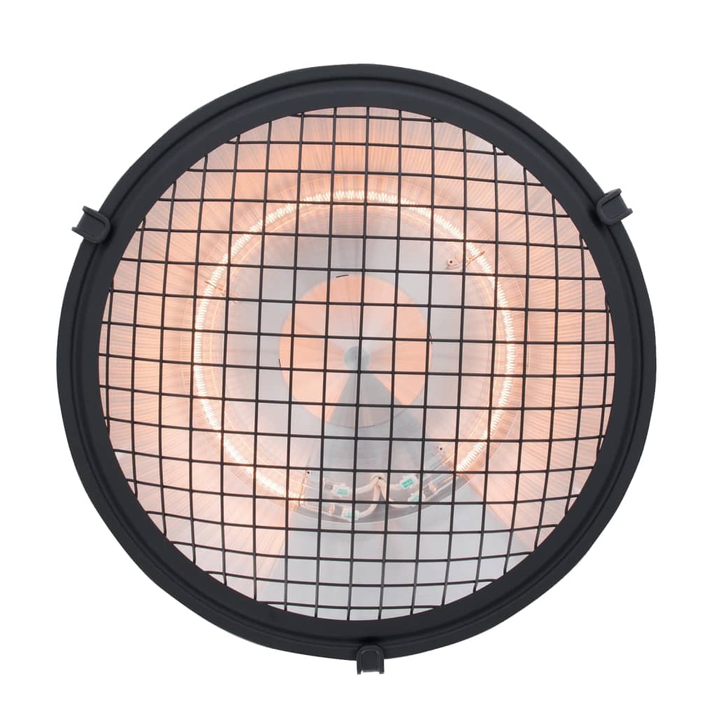 Sunred Deckenheizstrahler Indus II 2100W Halogen Schwarz