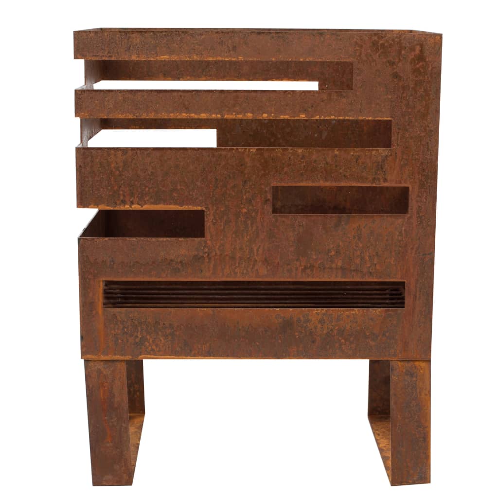 RedFire Feuerkorb Madison Rostbraun Stahl