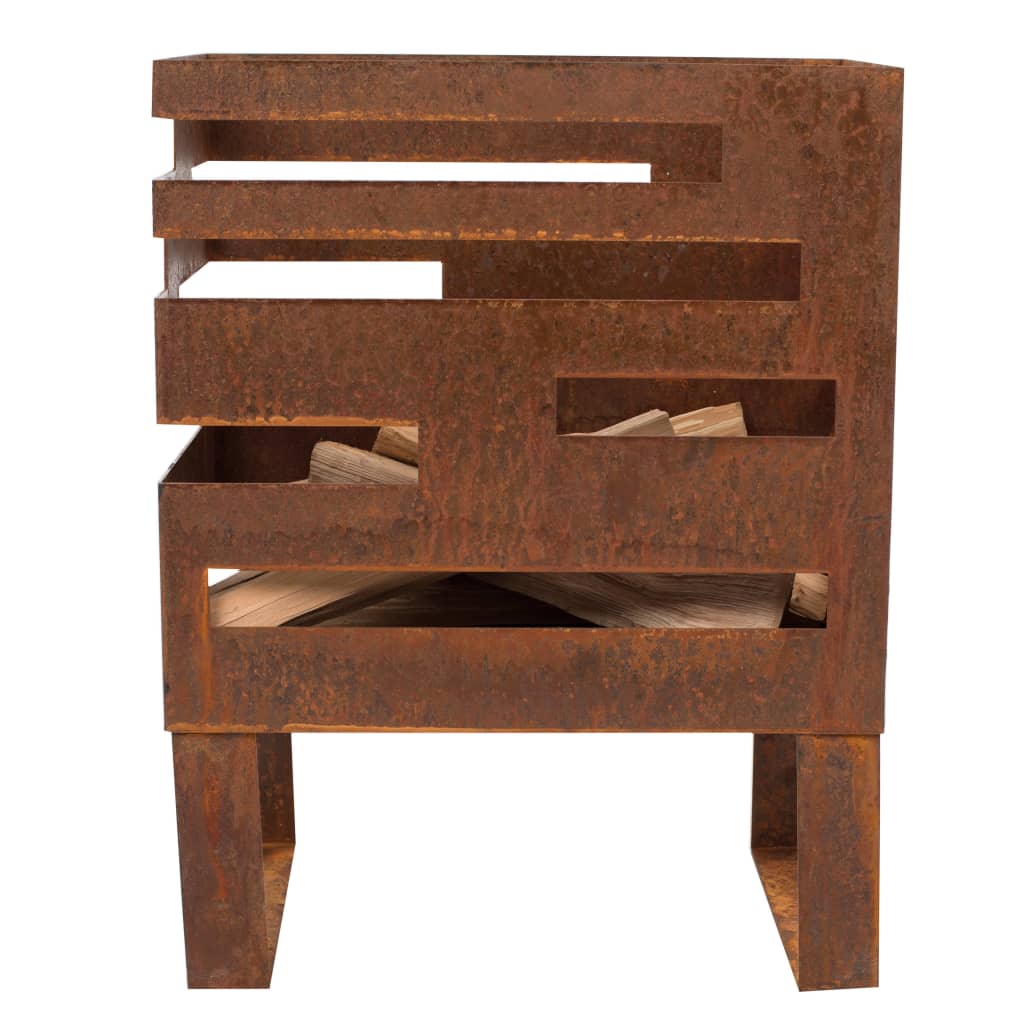 RedFire Feuerkorb Madison Rostbraun Stahl