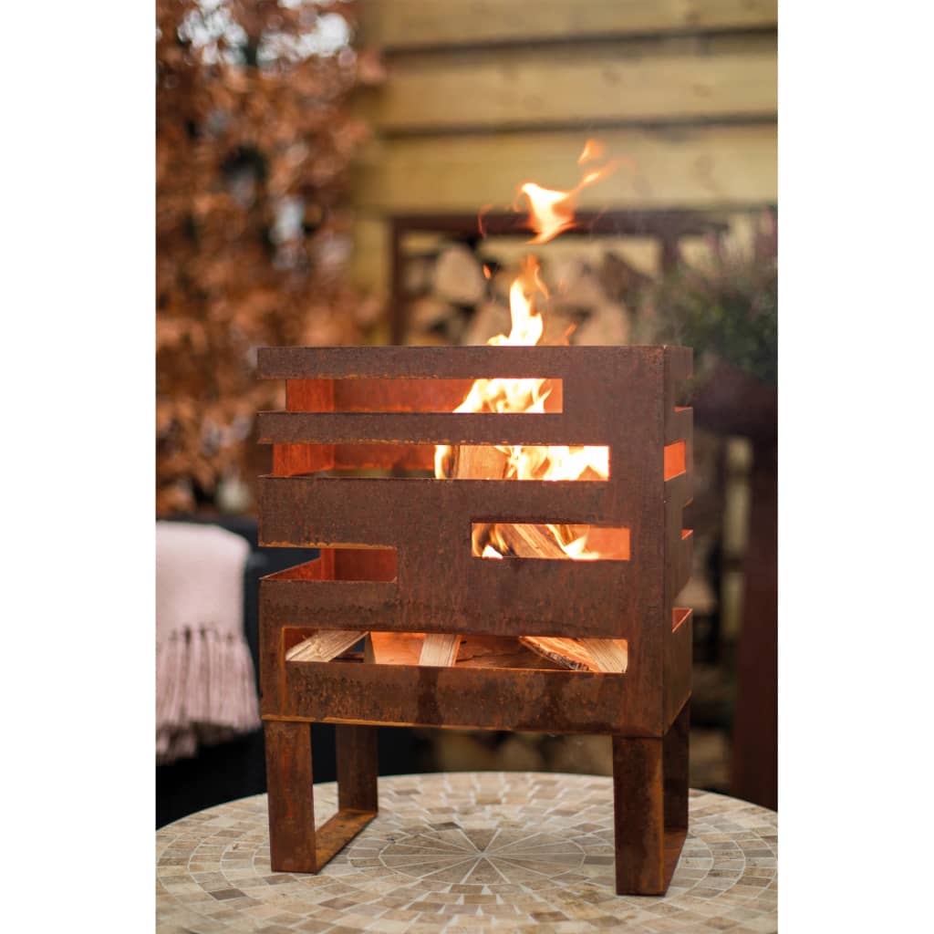 RedFire Feuerkorb Madison Rostbraun Stahl