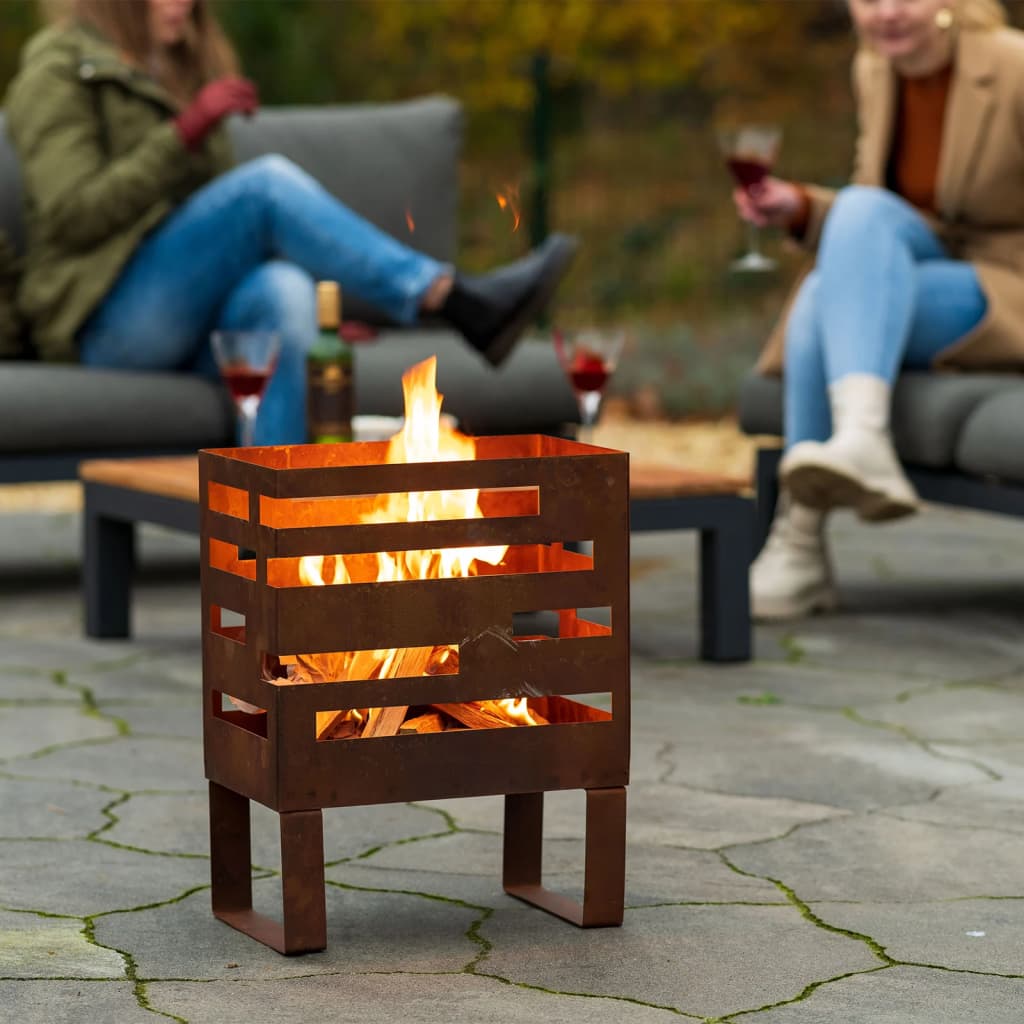 RedFire Feuerkorb Madison Rostbraun Stahl