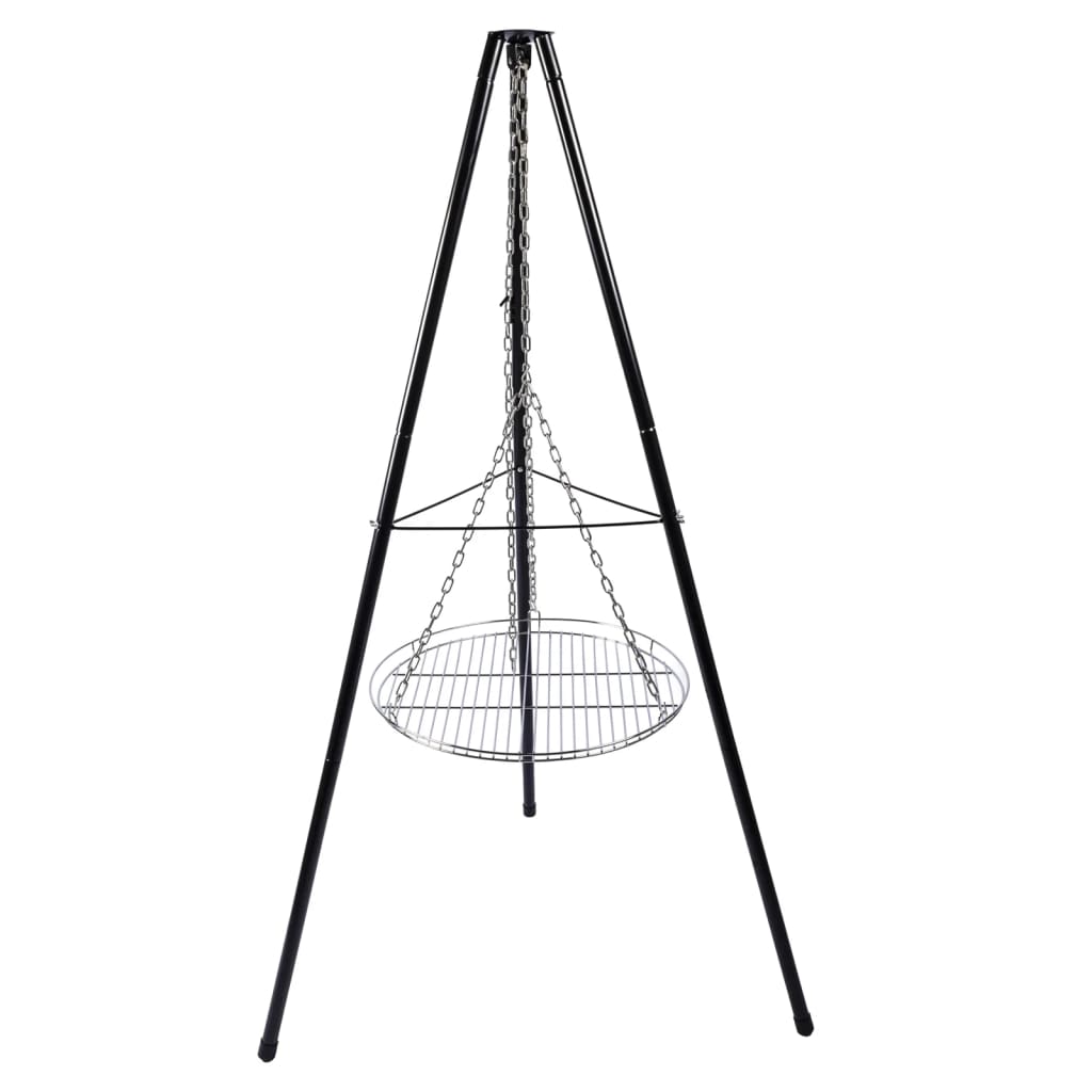RedFire Schwenkgrill mit Dreibein und Feuerschale 50 cm Schwarz