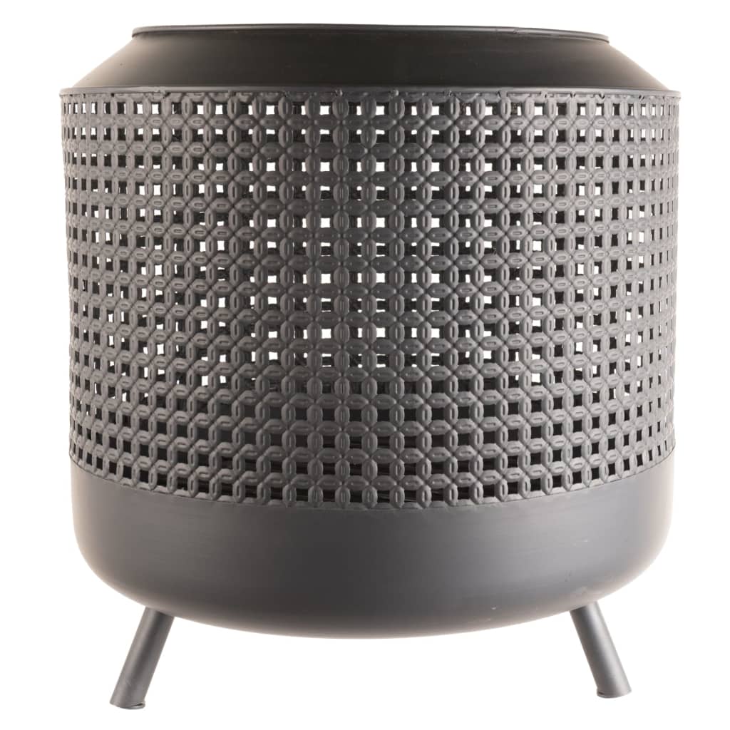 RedFire Feuerkorb mit Grill Midland Schwarz