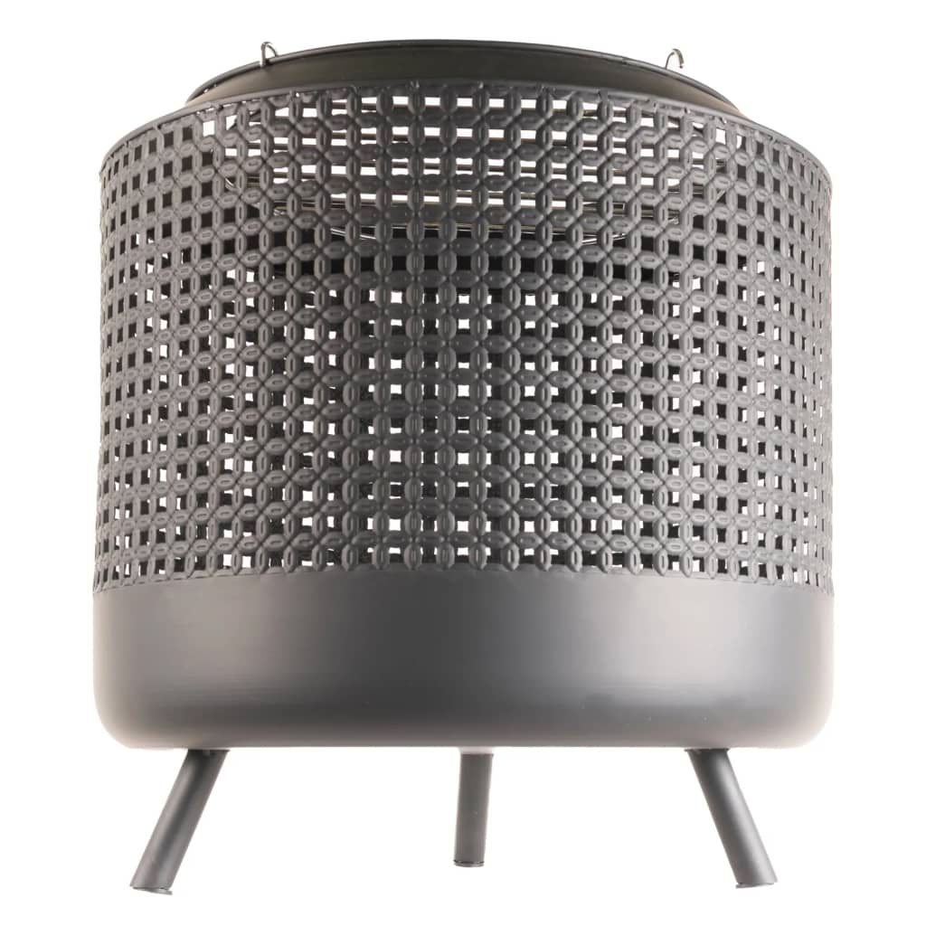 RedFire Feuerkorb mit Grill Midland Schwarz