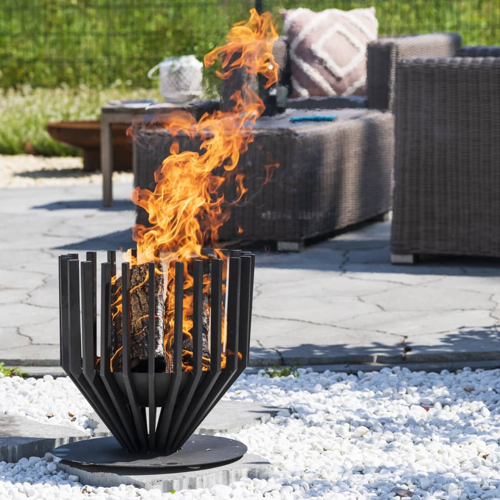 RedFire Feuerkorb Irving Mittel Schwarz
