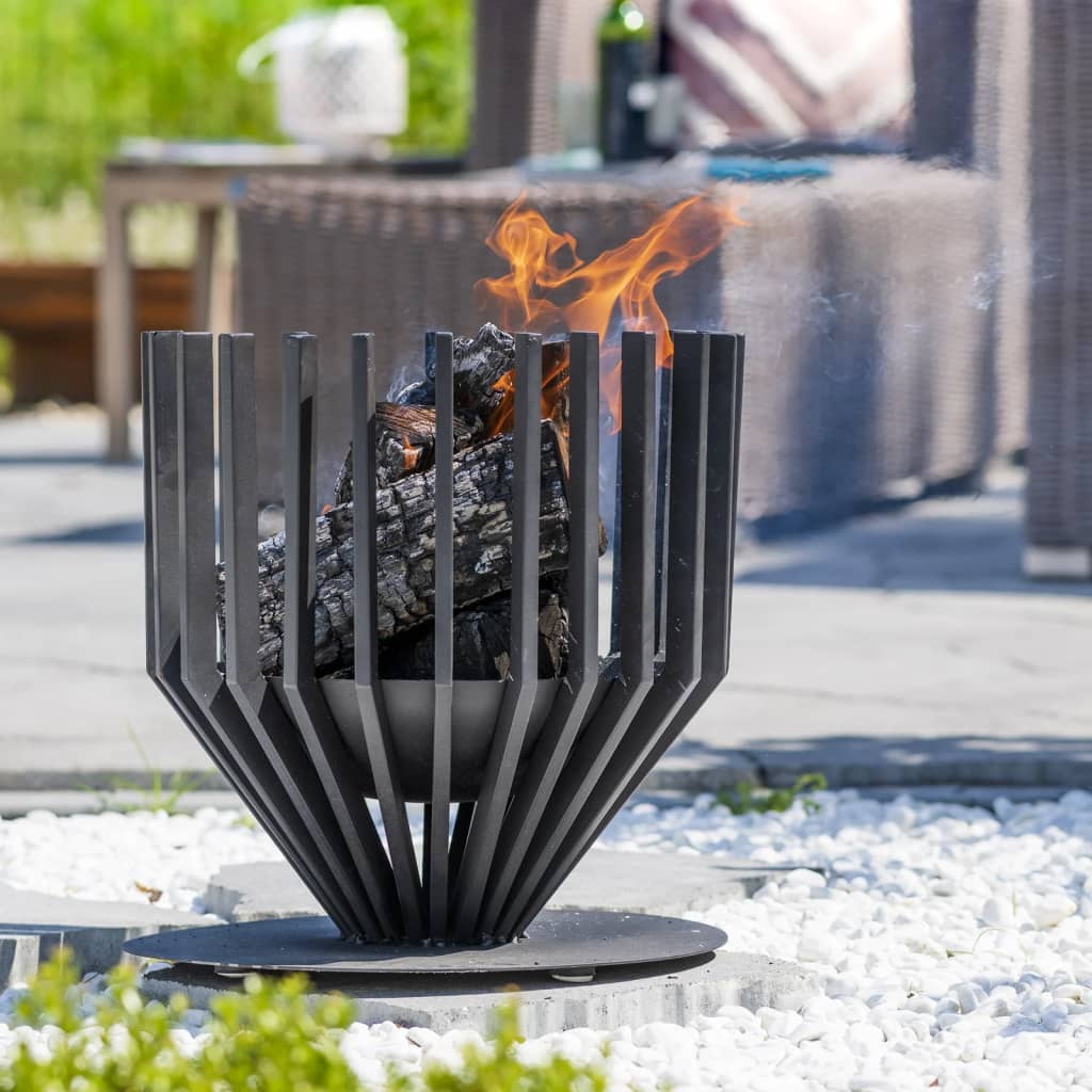 RedFire Feuerkorb Irving Mittel Schwarz