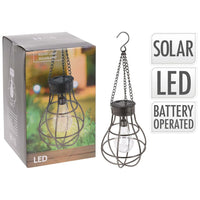 Thumbnail for ProGarden Solar-Hängelampe Metall mit 10 LEDs