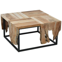 Thumbnail for Ambiance Beistelltisch Teak 65x65x35 cm