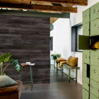 Thumbnail for WallArt Paneele Holzoptik Scheunenholz-Eiche Kohlenschwarz