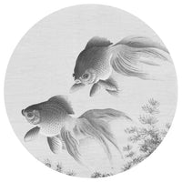 Thumbnail for WallArt Fototapete Two Goldfish Rund 190 cm