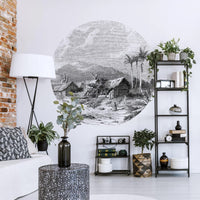 Thumbnail for WallArt Fototapete Landscape of Guadeloupe Rund 142,5 cm