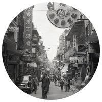Thumbnail for WallArt Fototapete Hong Kong the Old Days Rund 142,5 cm