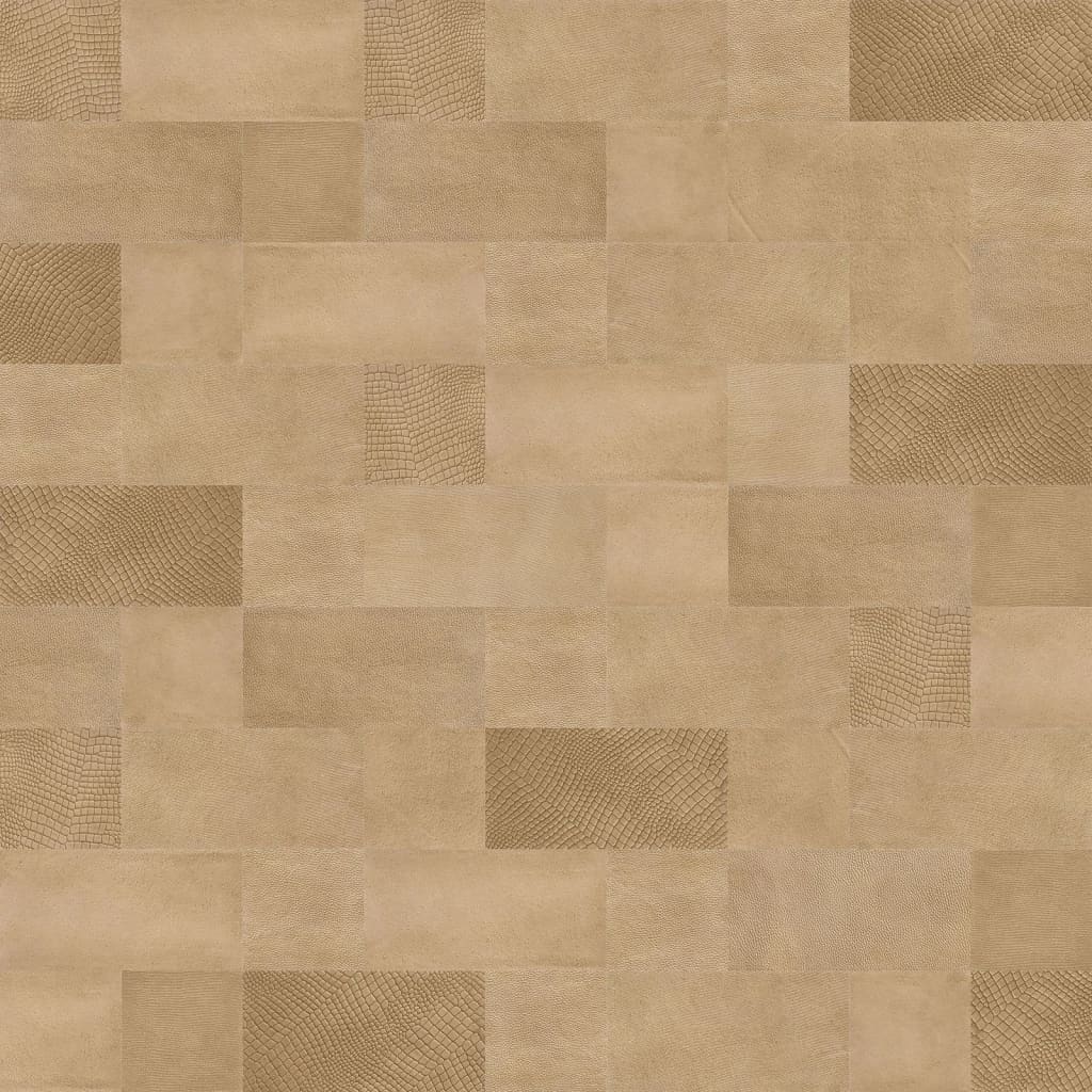 WallArt Leder-Wandpaneele Lugard 32 Stk. Vintage-Braun