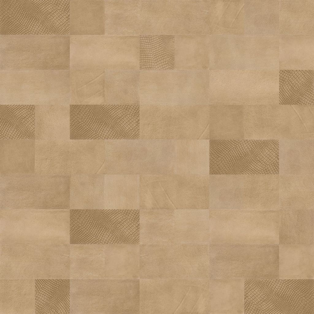 WallArt Leder-Wandpaneele Lugard 32 Stk. Vintage-Braun