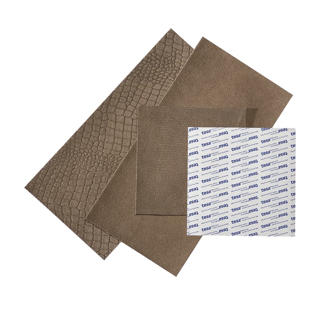 WallArt Leder-Wandpaneele Wyndham 32 Stk. Braun