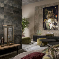 Thumbnail for WallArt Leder-Wandpaneele Hennessy 16 Stk. Schwarz Zweifarbig