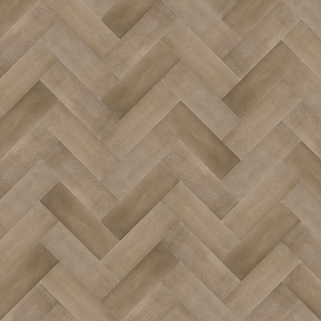 WallArt Leder-Wandpaneele Stubbs 16 Stk. Taupe