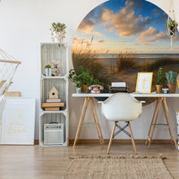 Thumbnail for WallArt Fototapete Beachlife Rund 142,5 cm