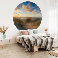 Thumbnail for WallArt Fototapete Beachlife Rund 142,5 cm