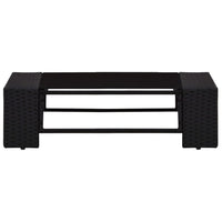 Thumbnail for 7-tlg. Garten-Lounge-Set Poly Rattan Schwarz