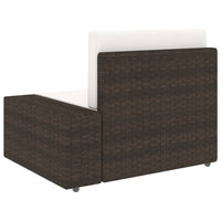 Thumbnail for 4-tlg. Garten-Lounge-Set Poly Rattan Braun