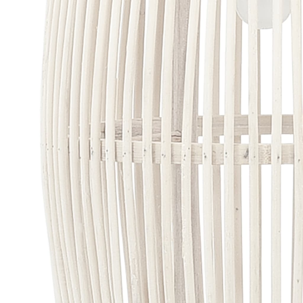 Pendelleuchte Weiß Weide 40W 27x68 cm Oval E27