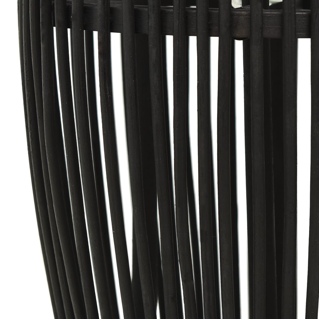 Pendelleuchte Schwarz Weide 40W 27x68 cm Oval E27