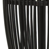 Thumbnail for Pendelleuchte Schwarz Weide 40W 27x68 cm Oval E27