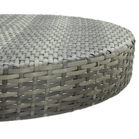 Thumbnail for Gartentisch Grau 75,5x106 cm Poly Rattan