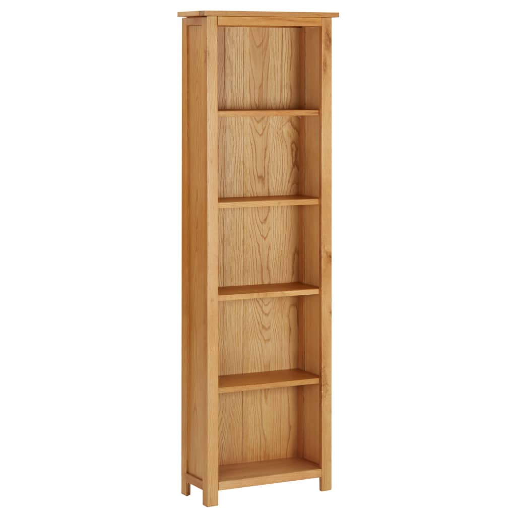 Bücherregal 52x22,5x170 cm Eiche Massivholz