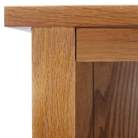 Thumbnail for Bücherregal mit 2 Türen 90x30x200 cm Massivholz Eiche