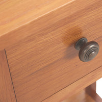 Thumbnail for Zeitungstisch mit Schublade 35x27x55 cm Massivholz Eiche