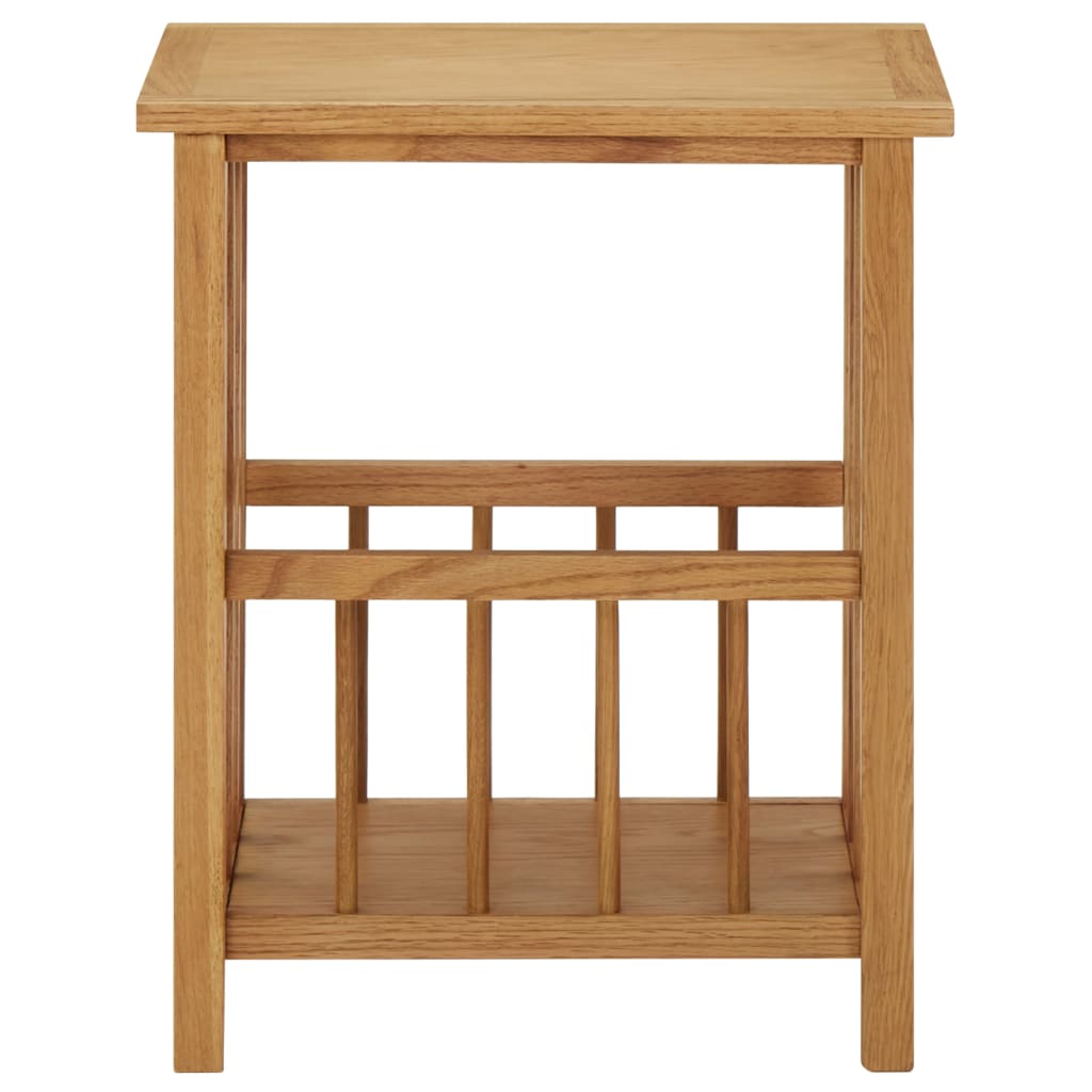 Zeitungstisch 45x35x55 cm Eiche Massivholz