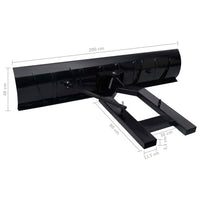 Thumbnail for Schneepflug für Gabelstapler 200x48 cm Schwarz